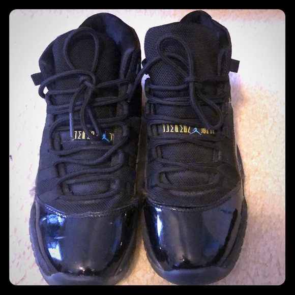patent leather jordans all black